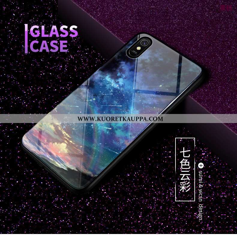 Kuori Xiaomi Redmi 9a, Kuoret Xiaomi Redmi 9a, Kotelo Xiaomi Redmi 9a Lasi Persoonallisuus Punainen 