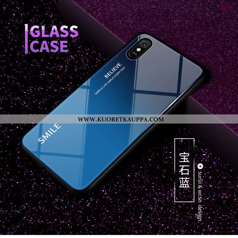 Kuori Xiaomi Redmi 9a, Kuoret Xiaomi Redmi 9a, Kotelo Xiaomi Redmi 9a Lasi Persoonallisuus Punainen 