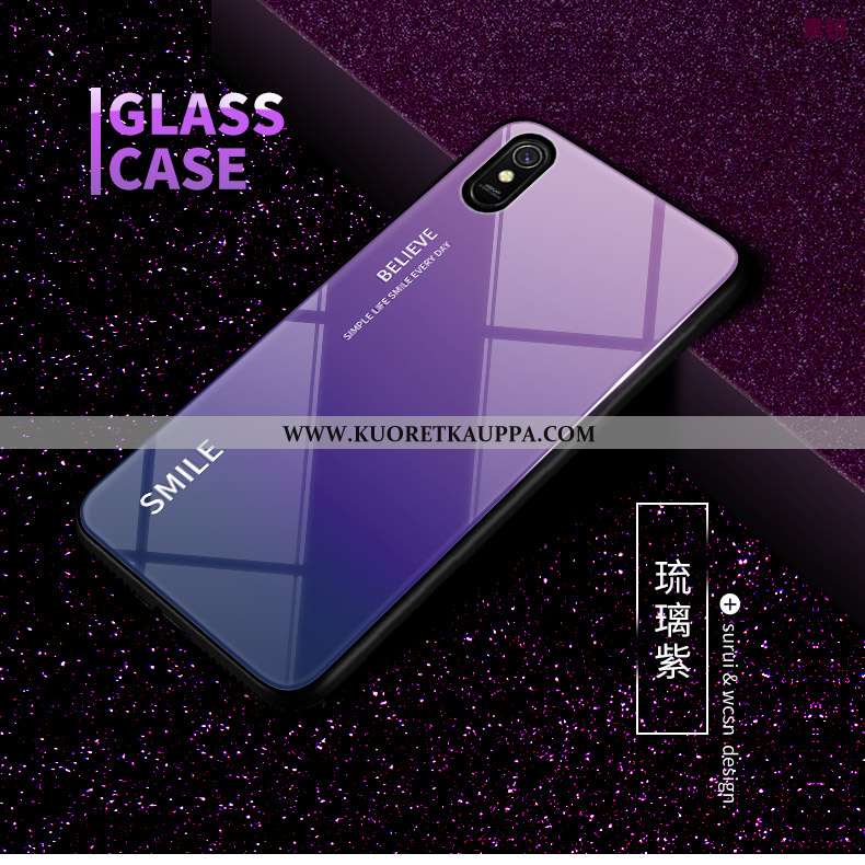 Kuori Xiaomi Redmi 9a, Kuoret Xiaomi Redmi 9a, Kotelo Xiaomi Redmi 9a Lasi Persoonallisuus Punainen 