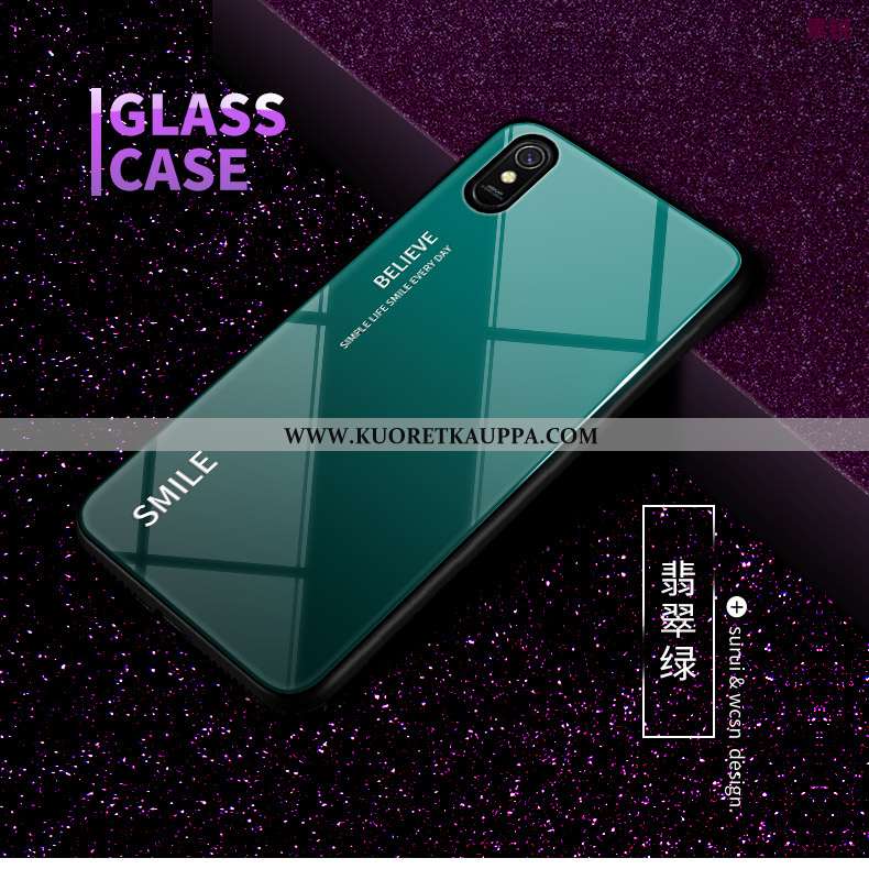 Kuori Xiaomi Redmi 9a, Kuoret Xiaomi Redmi 9a, Kotelo Xiaomi Redmi 9a Lasi Persoonallisuus Punainen 