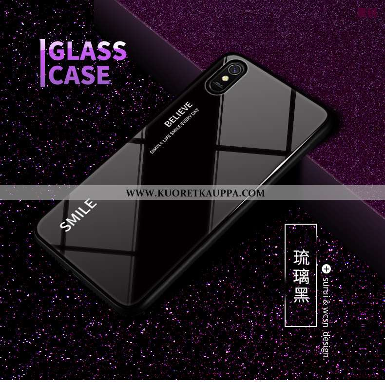 Kuori Xiaomi Redmi 9a, Kuoret Xiaomi Redmi 9a, Kotelo Xiaomi Redmi 9a Lasi Persoonallisuus Punainen 