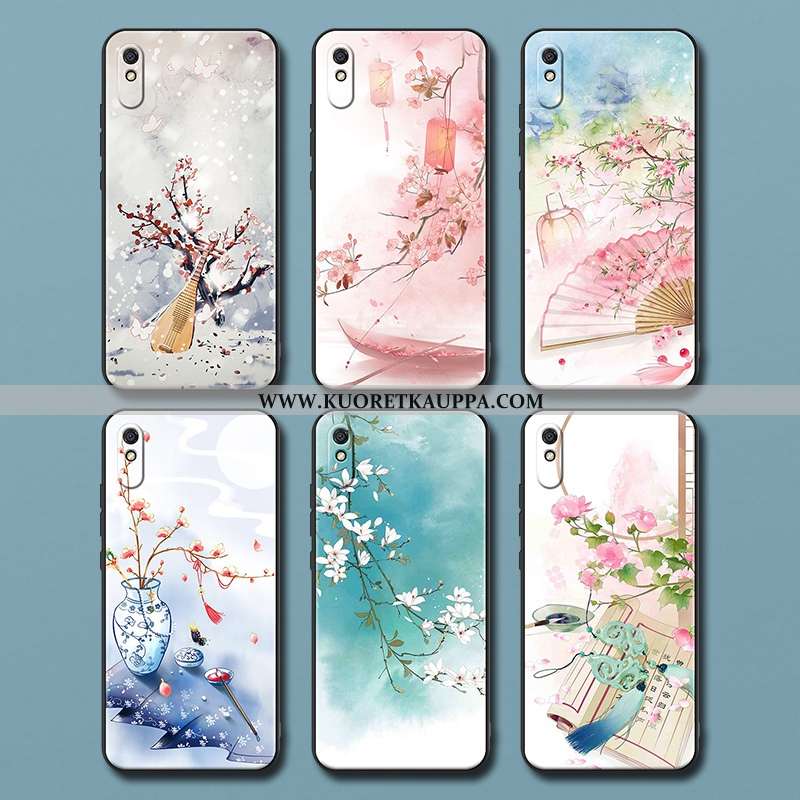 Kuori Xiaomi Redmi 9a, Kuoret Xiaomi Redmi 9a, Kotelo Xiaomi Redmi 9a Pehmeä Neste Silikoni Punainen