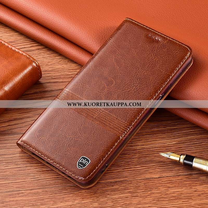 Kuori Xiaomi Redmi 9a, Kuoret Xiaomi Redmi 9a, Kotelo Xiaomi Redmi 9a Suojaus Aito Nahka Pieni Puhel