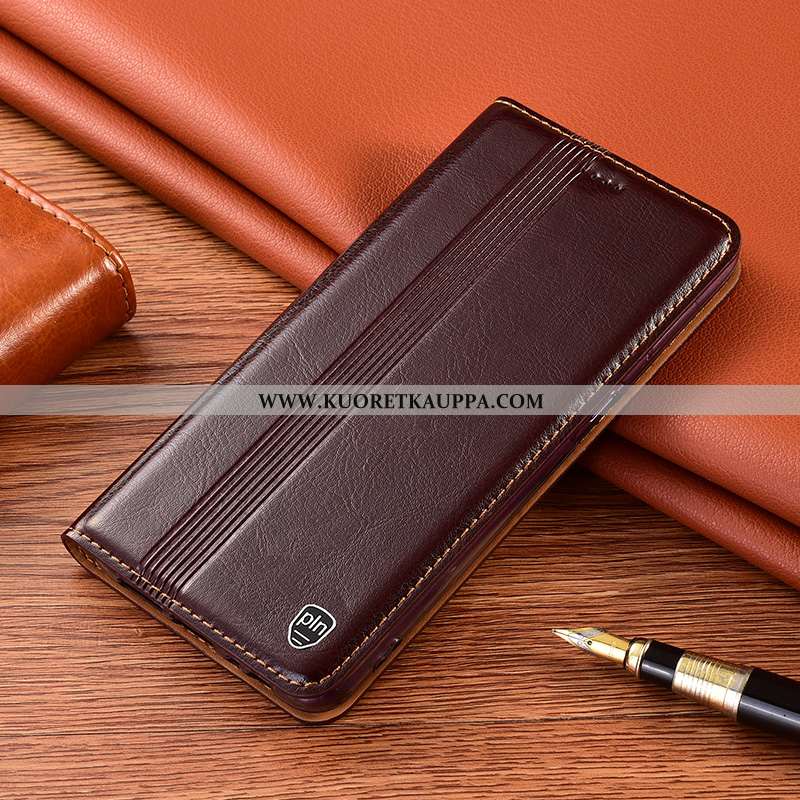 Kuori Xiaomi Redmi 9a, Kuoret Xiaomi Redmi 9a, Kotelo Xiaomi Redmi 9a Suojaus Aito Nahka Puhelimen M