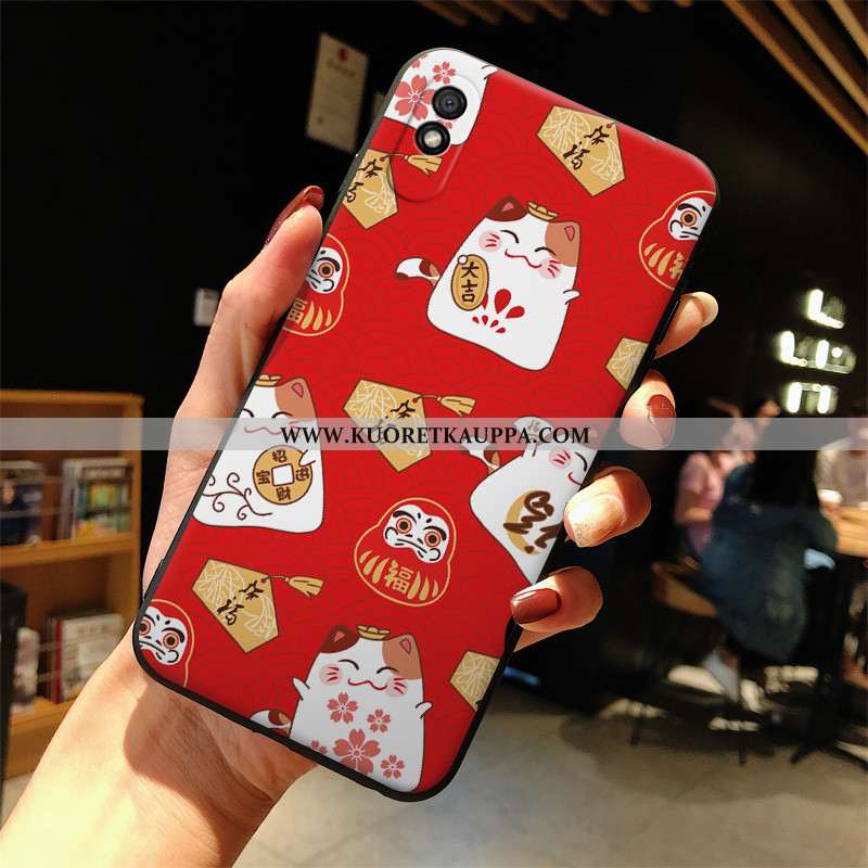 Kuori Xiaomi Redmi 9a, Kuoret Xiaomi Redmi 9a, Kotelo Xiaomi Redmi 9a Suojaus Tila Sarjakuva Valkoin