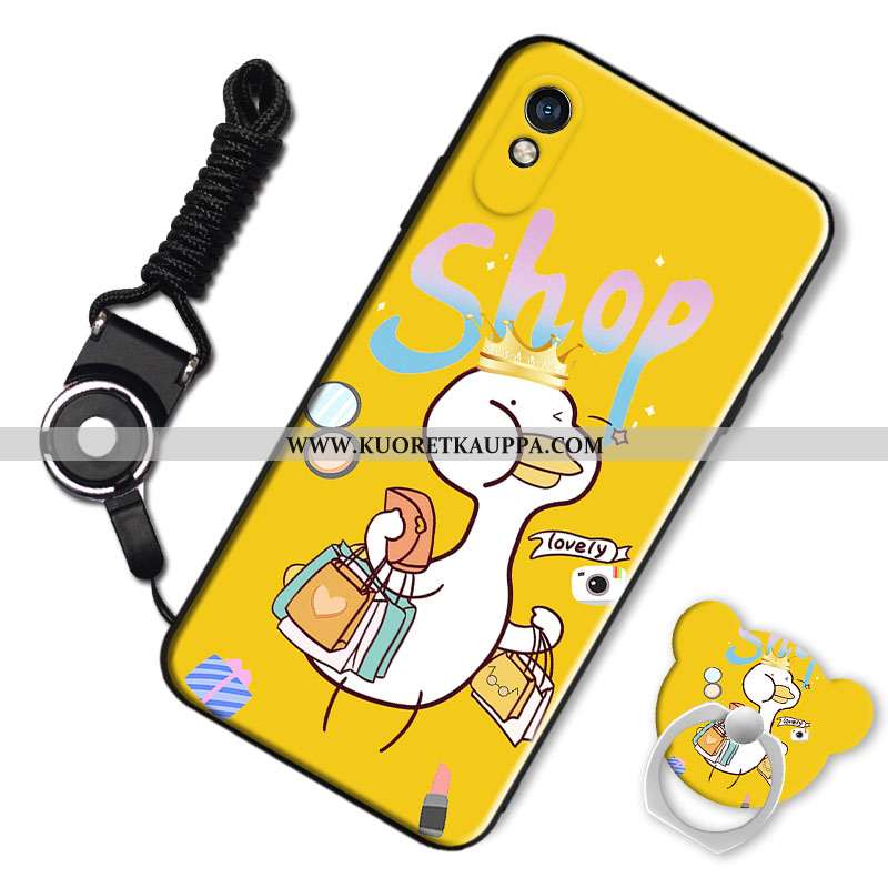 Kuori Xiaomi Redmi 9a, Kuoret Xiaomi Redmi 9a, Kotelo Xiaomi Redmi 9a Tila Sarjakuva Puhelimen Valko