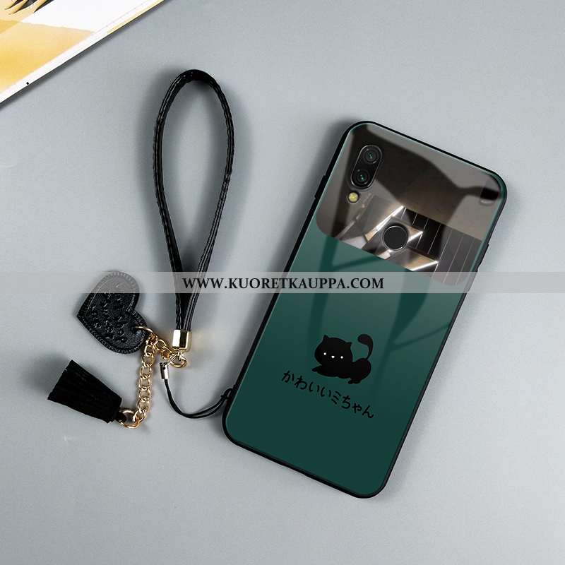 Kuori Xiaomi Redmi Note 7, Kuoret Xiaomi Redmi Note 7, Kotelo Xiaomi Redmi Note 7 Lasi Persoonallisu