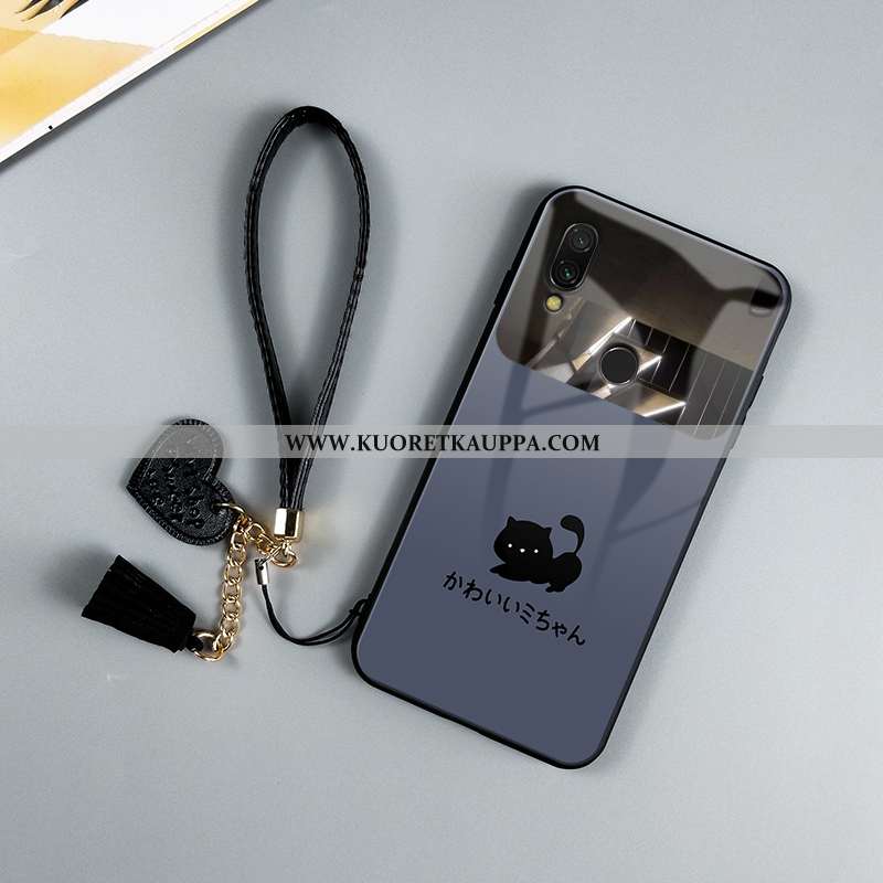 Kuori Xiaomi Redmi Note 7, Kuoret Xiaomi Redmi Note 7, Kotelo Xiaomi Redmi Note 7 Lasi Persoonallisu