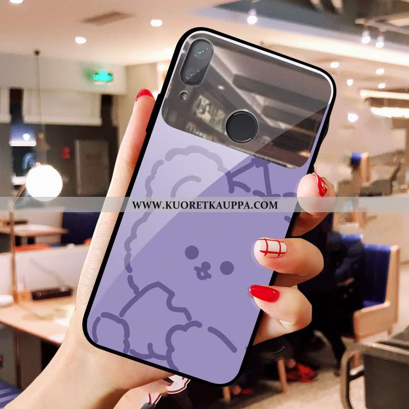 Kuori Xiaomi Redmi Note 7, Kuoret Xiaomi Redmi Note 7, Kotelo Xiaomi Redmi Note 7 Lasi Sarjakuva Vio