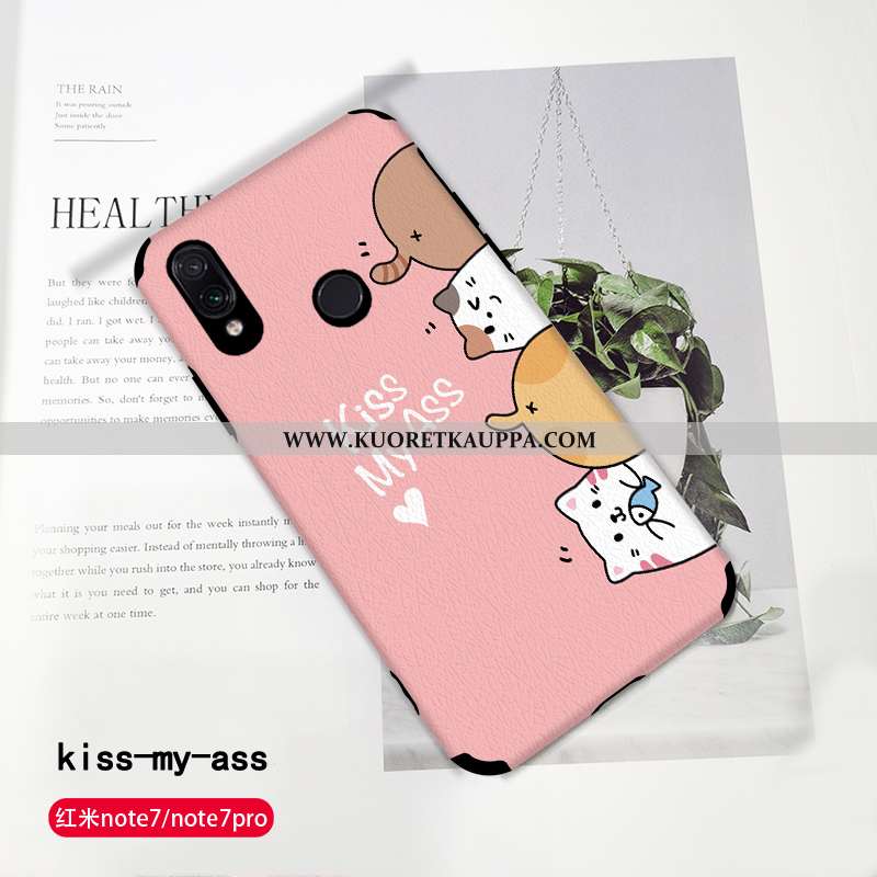 Kuori Xiaomi Redmi Note 7, Kuoret Xiaomi Redmi Note 7, Kotelo Xiaomi Redmi Note 7 Pehmeä Neste Silik