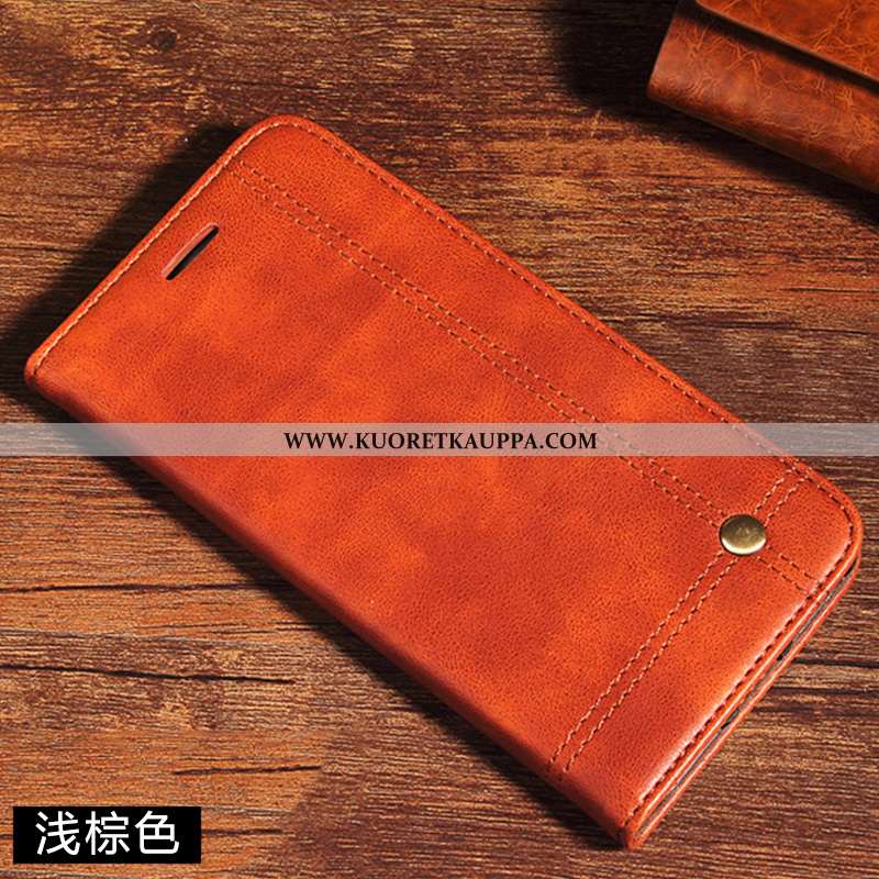 Kuori Xiaomi Redmi Note 7, Kuoret Xiaomi Redmi Note 7, Kotelo Xiaomi Redmi Note 7 Suojaus Nahkakuori