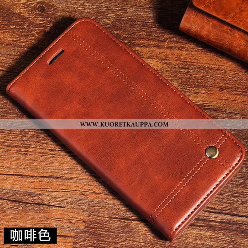 Kuori Xiaomi Redmi Note 7, Kuoret Xiaomi Redmi Note 7, Kotelo Xiaomi Redmi Note 7 Suojaus Nahkakuori