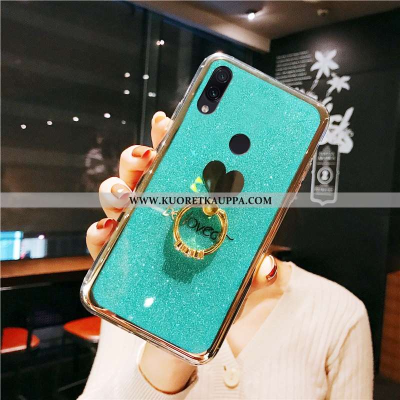 Kuori Xiaomi Redmi Note 7, Kuoret Xiaomi Redmi Note 7, Kotelo Xiaomi Redmi Note 7 Valo Vihreä Punain