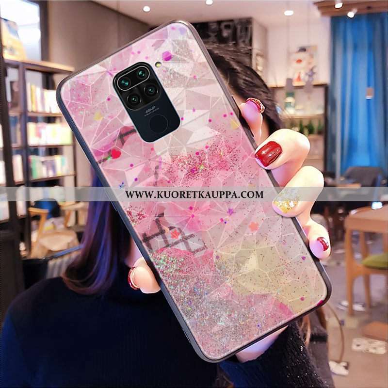 Kuori Xiaomi Redmi Note 9, Kuoret Xiaomi Redmi Note 9, Kotelo Xiaomi Redmi Note 9 Kukkakuvio Suuntau