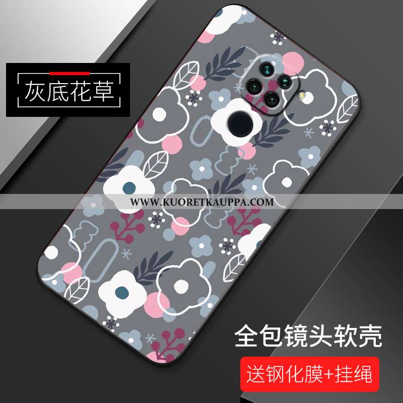 Kuori Xiaomi Redmi Note 9, Kuoret Xiaomi Redmi Note 9, Kotelo Xiaomi Redmi Note 9 Sarjakuva Kukkakuv