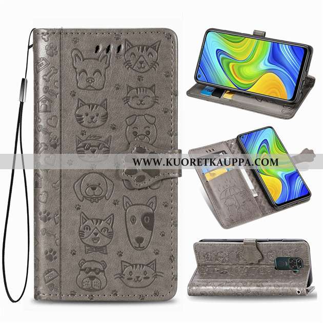 Kuori Xiaomi Redmi Note 9, Kuoret Xiaomi Redmi Note 9, Kotelo Xiaomi Redmi Note 9 Suojaus Nahkakuori