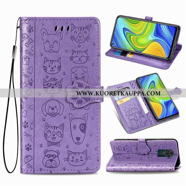 Kuori Xiaomi Redmi Note 9, Kuoret Xiaomi Redmi Note 9, Kotelo Xiaomi Redmi Note 9 Suojaus Nahkakuori