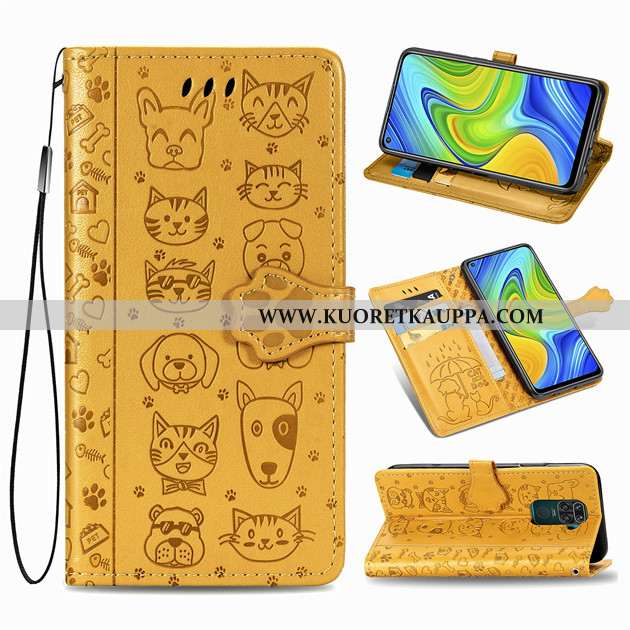 Kuori Xiaomi Redmi Note 9, Kuoret Xiaomi Redmi Note 9, Kotelo Xiaomi Redmi Note 9 Suojaus Nahkakuori