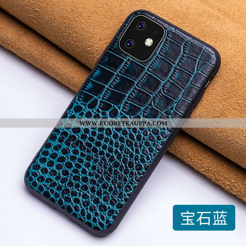 Kuori iPhone 11, Kuoret iPhone 11, Kotelo iPhone 11 Aito Nahka Nahka Suojauskuori Ultra Puhelimen Pu