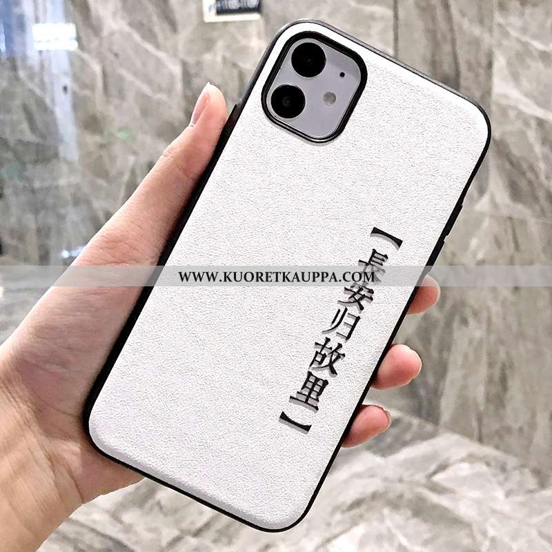 Kuori iPhone 11, Kuoret iPhone 11, Kotelo iPhone 11 Ihana Kohokuviointi Rakastunut Valkoinen Puhelim
