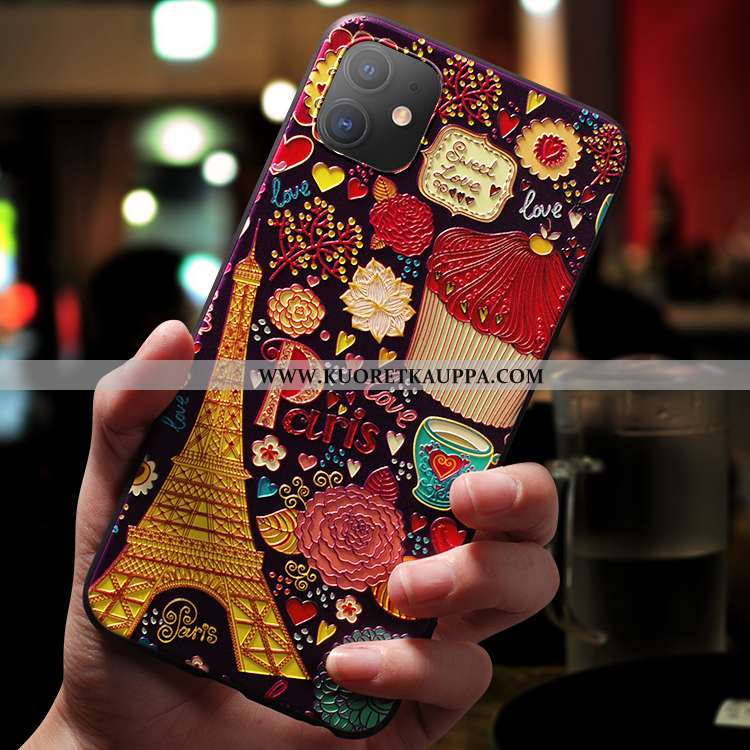 Kuori iPhone 11, Kuoret iPhone 11, Kotelo iPhone 11 Ihana Suuntaus Ultra Sarjakuva Pehmeä Neste Sini