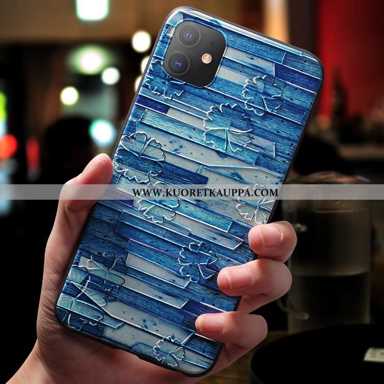 Kuori iPhone 11, Kuoret iPhone 11, Kotelo iPhone 11 Ihana Suuntaus Ultra Sarjakuva Pehmeä Neste Sini