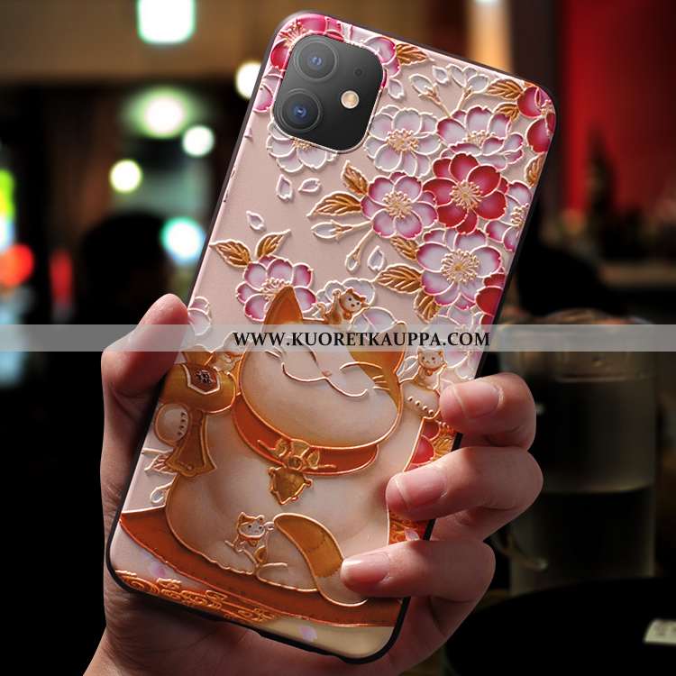 Kuori iPhone 11, Kuoret iPhone 11, Kotelo iPhone 11 Ihana Suuntaus Ultra Sarjakuva Pehmeä Neste Sini