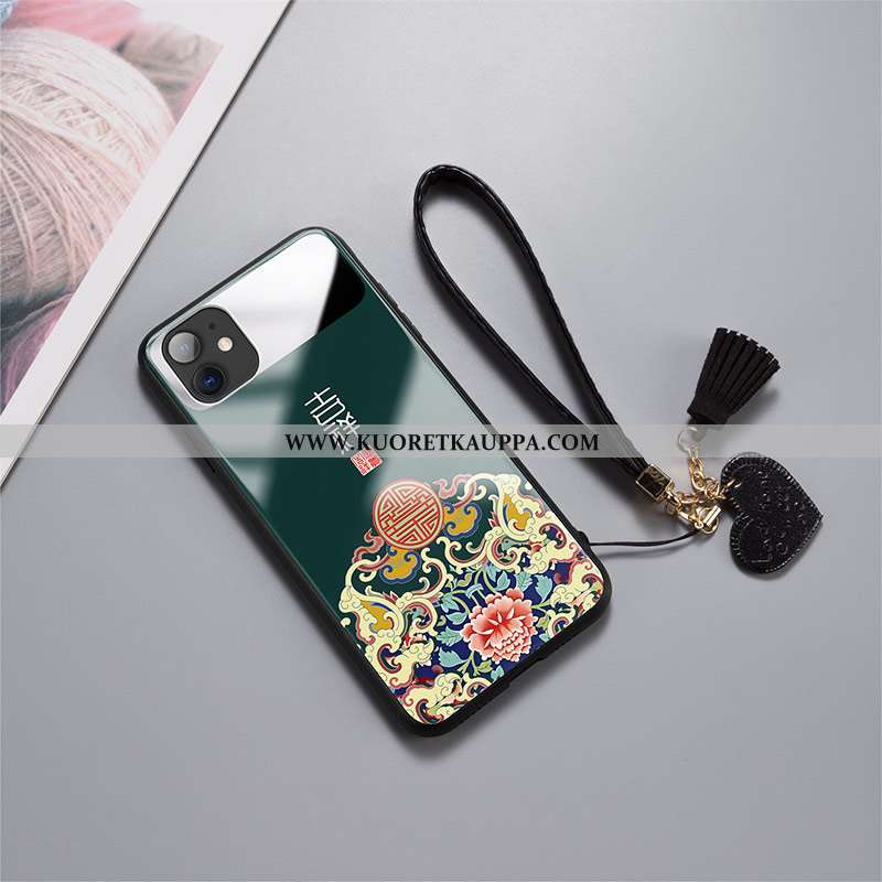 Kuori iPhone 11, Kuoret iPhone 11, Kotelo iPhone 11 Luova Suuntaus Net Red Murtumaton Punainen