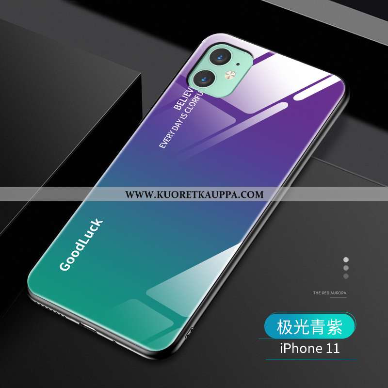 Kuori iPhone 11, Kuoret iPhone 11, Kotelo iPhone 11 Luova Ultra Murtumaton Pehmeä Neste Silikoni Pun