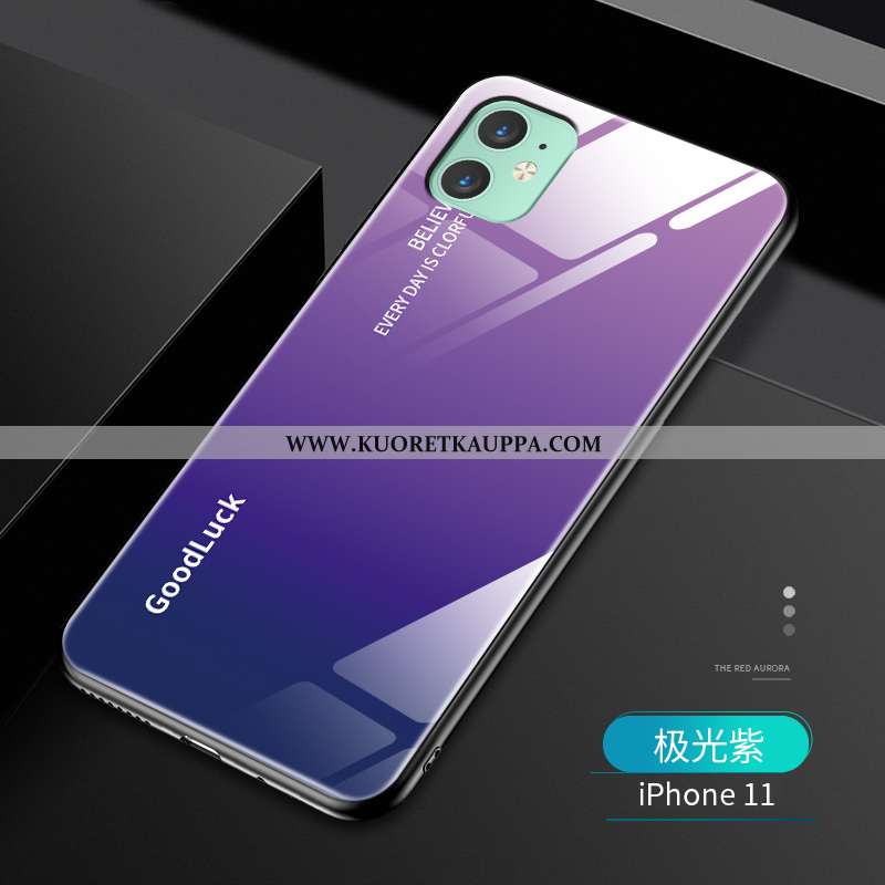 Kuori iPhone 11, Kuoret iPhone 11, Kotelo iPhone 11 Luova Ultra Murtumaton Pehmeä Neste Silikoni Pun