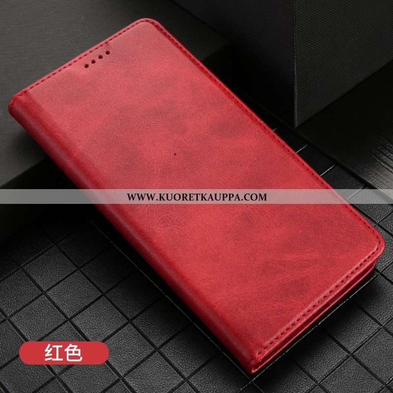 Kuori iPhone 11, Kuoret iPhone 11, Kotelo iPhone 11 Nahkakuori Suojaus All Inclusive Kortti Punainen