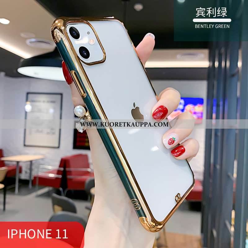 Kuori iPhone 11, Kuoret iPhone 11, Kotelo iPhone 11 Pehmeä Neste Valo All Inclusive Silikoni Punaine