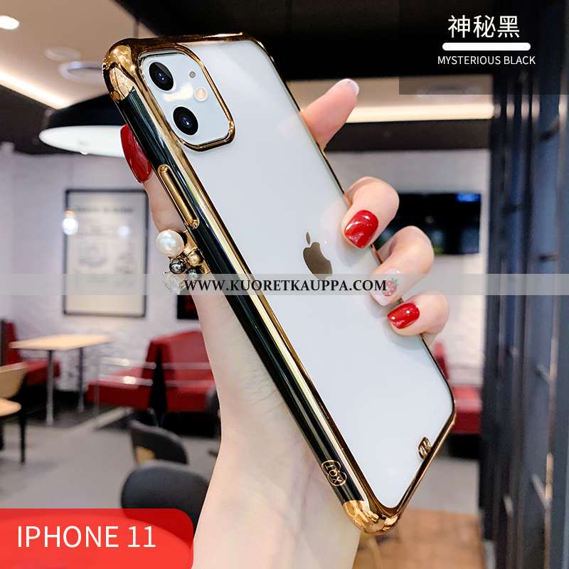 Kuori iPhone 11, Kuoret iPhone 11, Kotelo iPhone 11 Pehmeä Neste Valo All Inclusive Silikoni Punaine