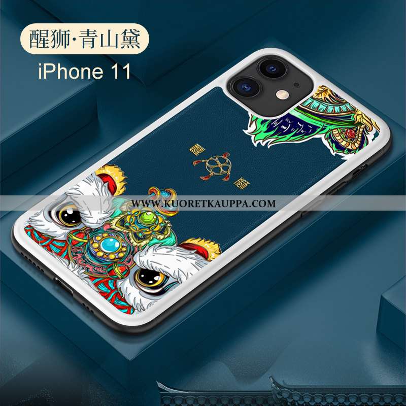Kuori iPhone 11, Kuoret iPhone 11, Kotelo iPhone 11 Pehmeä Neste Valo Nahka Suojaus Kiinalainen Tyyl