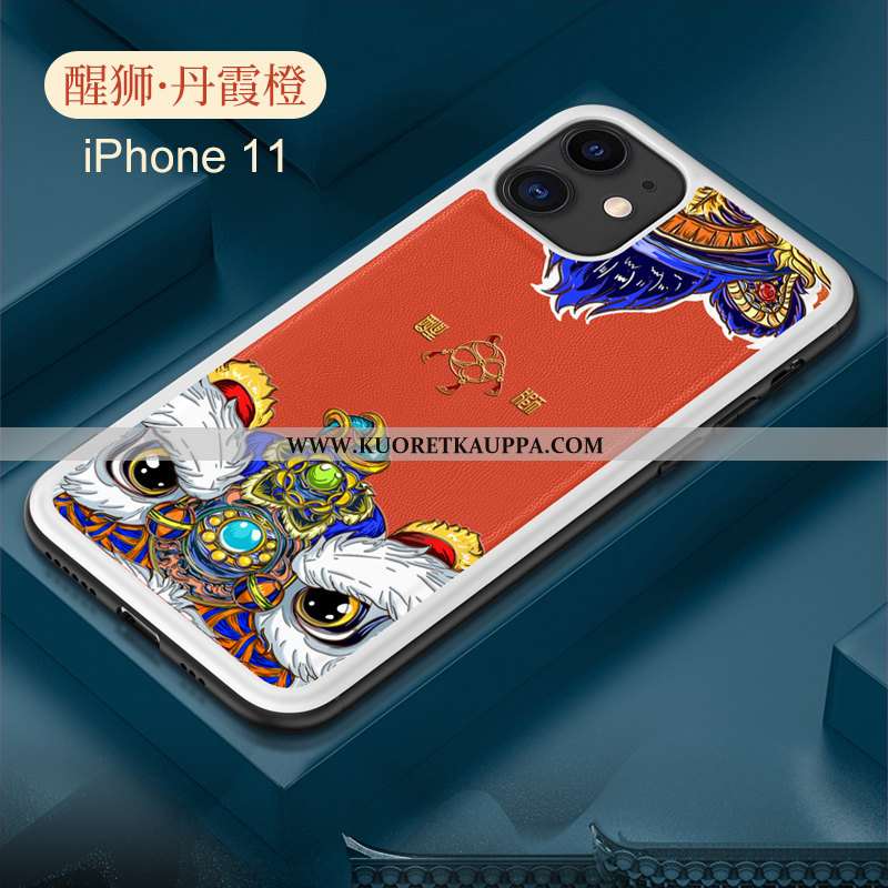 Kuori iPhone 11, Kuoret iPhone 11, Kotelo iPhone 11 Pehmeä Neste Valo Nahka Suojaus Kiinalainen Tyyl