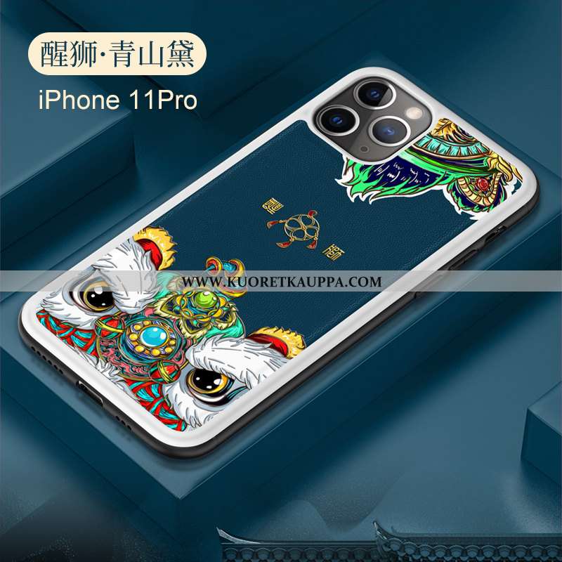 Kuori iPhone 11, Kuoret iPhone 11, Kotelo iPhone 11 Pehmeä Neste Valo Nahka Suojaus Kiinalainen Tyyl