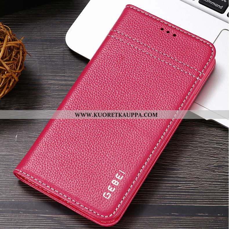 Kuori iPhone 11, Kuoret iPhone 11, Kotelo iPhone 11 Persoonallisuus Aito Nahka Puhelimen Punainen