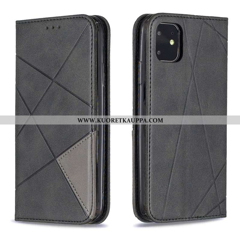 Kuori iPhone 11, Kuoret iPhone 11, Kotelo iPhone 11 Ripustettavat Koristeet Nahka Musta Puhelimen Mu