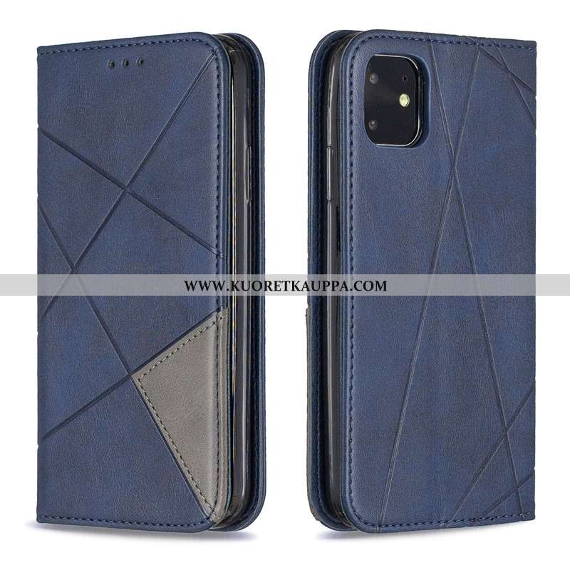 Kuori iPhone 11, Kuoret iPhone 11, Kotelo iPhone 11 Ripustettavat Koristeet Nahka Musta Puhelimen Mu