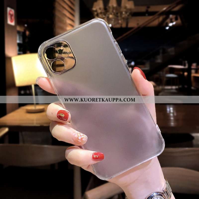 Kuori iPhone 11, Kuoret iPhone 11, Kotelo iPhone 11 Suojaus Läpinäkyvä Pesty Suede Ultra Violetti