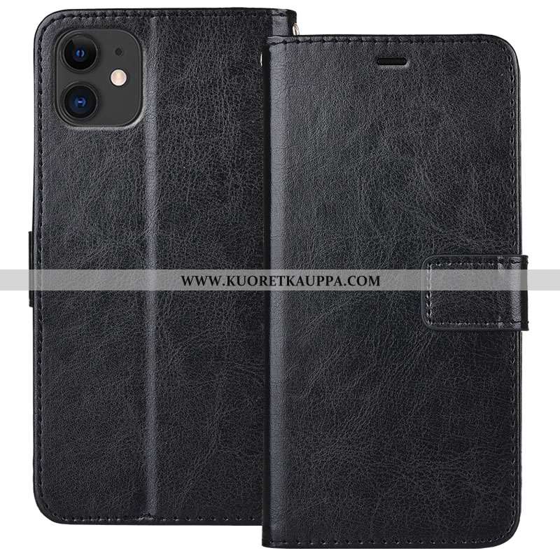 Kuori iPhone 11, Kuoret iPhone 11, Kotelo iPhone 11 Suojaus Nahkakuori All Inclusive Väriset Sininen