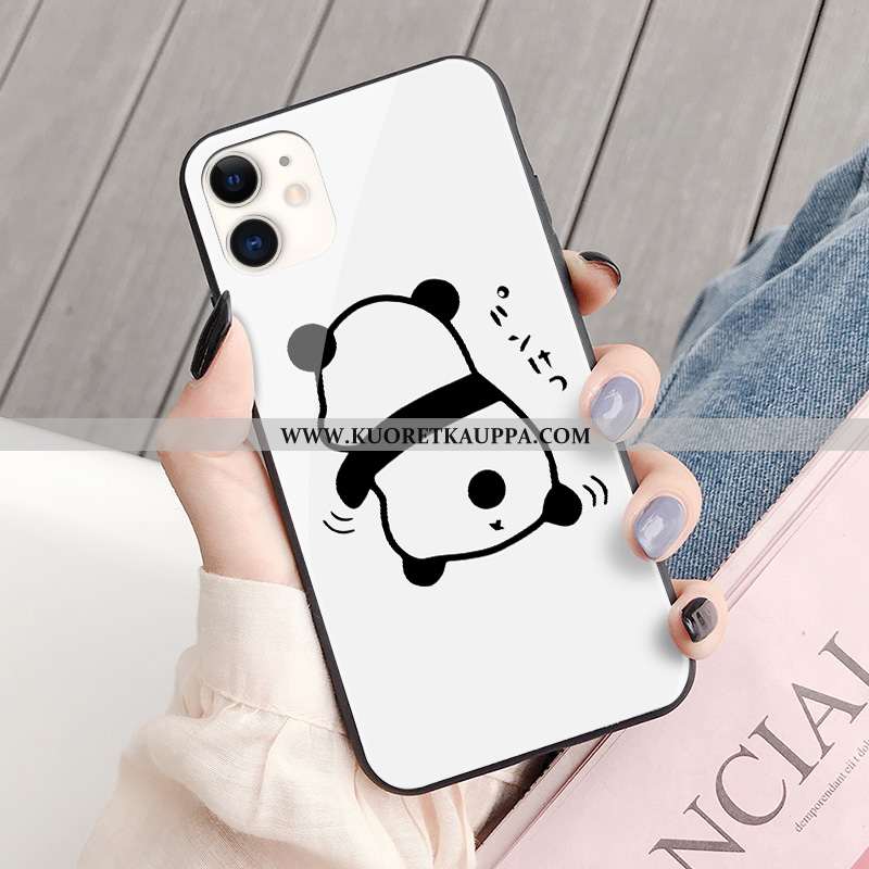 Kuori iPhone 11, Kuoret iPhone 11, Kotelo iPhone 11 Suuntaus Suojaus Sarjakuva Tila Net Red Valkoine