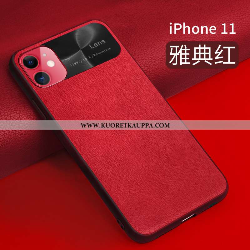 Kuori iPhone 11, Kuoret iPhone 11, Kotelo iPhone 11 Ultra Valo All Inclusive Silikoni Net Red Oranss