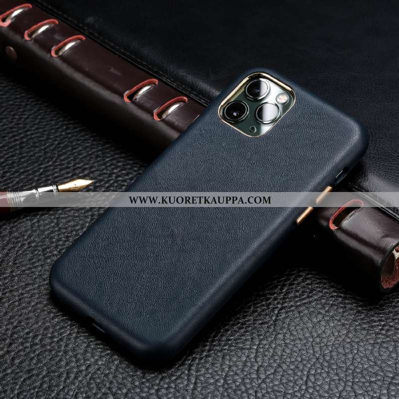 Kuori iPhone 11 Pro, Kuoret iPhone 11 Pro, Kotelo iPhone 11 Pro Aito Nahka Nahka Kukkakuvio Puhelime