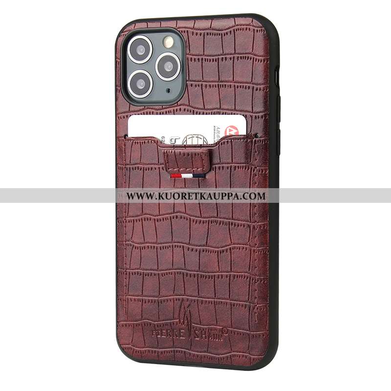 Kuori iPhone 11 Pro, Kuoret iPhone 11 Pro, Kotelo iPhone 11 Pro Kukkakuvio Ultra Aito Nahka Krokotii