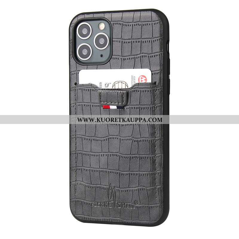 Kuori iPhone 11 Pro, Kuoret iPhone 11 Pro, Kotelo iPhone 11 Pro Kukkakuvio Ultra Aito Nahka Krokotii