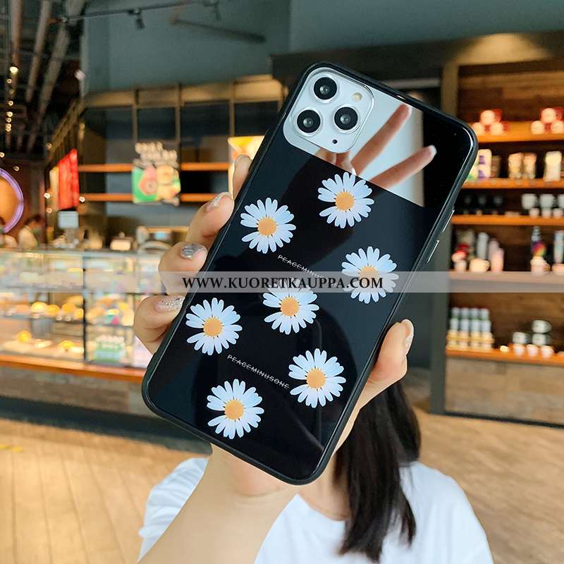 Kuori iPhone 11 Pro, Kuoret iPhone 11 Pro, Kotelo iPhone 11 Pro Lasi Rakastunut Puhelimen Kova Musta