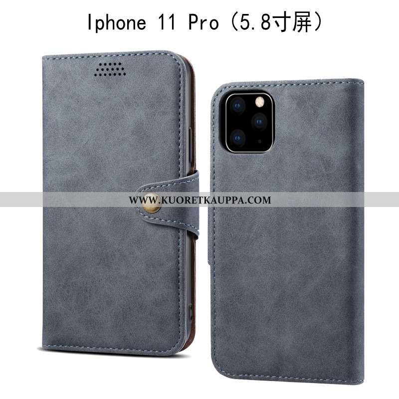 Kuori iPhone 11 Pro, Kuoret iPhone 11 Pro, Kotelo iPhone 11 Pro Nahkakuori Pehmeä Neste Punainen