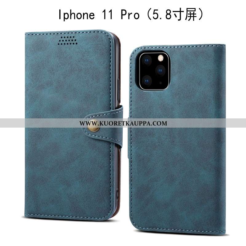 Kuori iPhone 11 Pro, Kuoret iPhone 11 Pro, Kotelo iPhone 11 Pro Nahkakuori Pehmeä Neste Punainen
