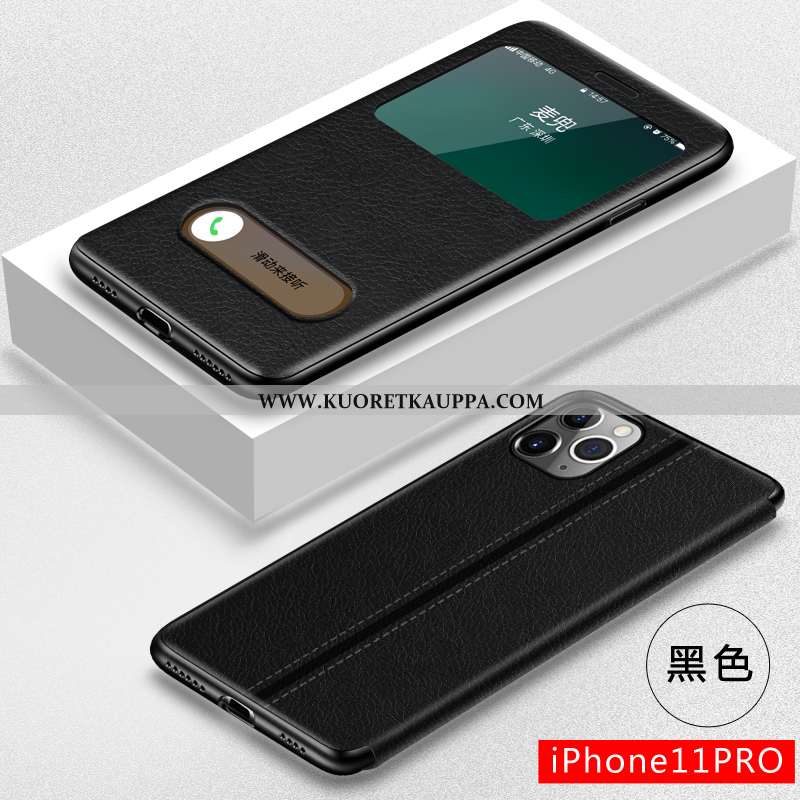 Kuori iPhone 11 Pro, Kuoret iPhone 11 Pro, Kotelo iPhone 11 Pro Nahkakuori Persoonallisuus Tummansin